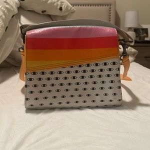 Min and mon bright and colorful purse